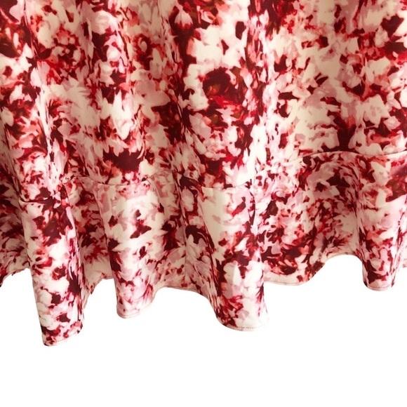 Victoria Harbour Dress Floral Surplice Ruffle Hem Size XL - Picture 5 of 11